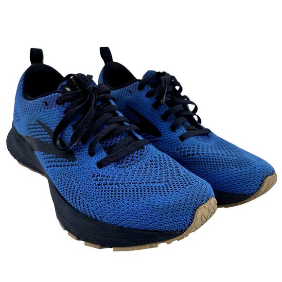 Brooks Revel 5 Performance Running Shoes Road Workout Athletic Blue Black 8M - Picture 3 of 9